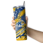 custom-kent-state-golden-flashes-helmet-clash-navy-blue-skinny-tumbler-best-selling.webp