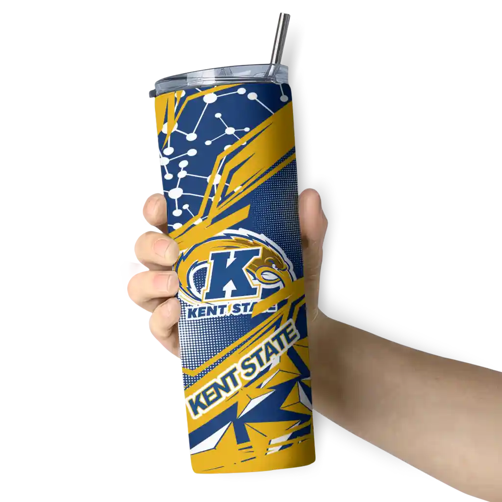 custom-kent-state-golden-flashes-helmet-clash-navy-blue-skinny-tumbler-premium-grade.webp