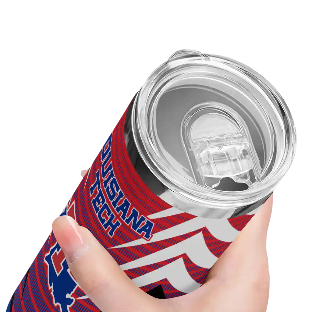 custom-la-tech-chevron-stripes-blue-skinny-tumbler-high-quality.webp