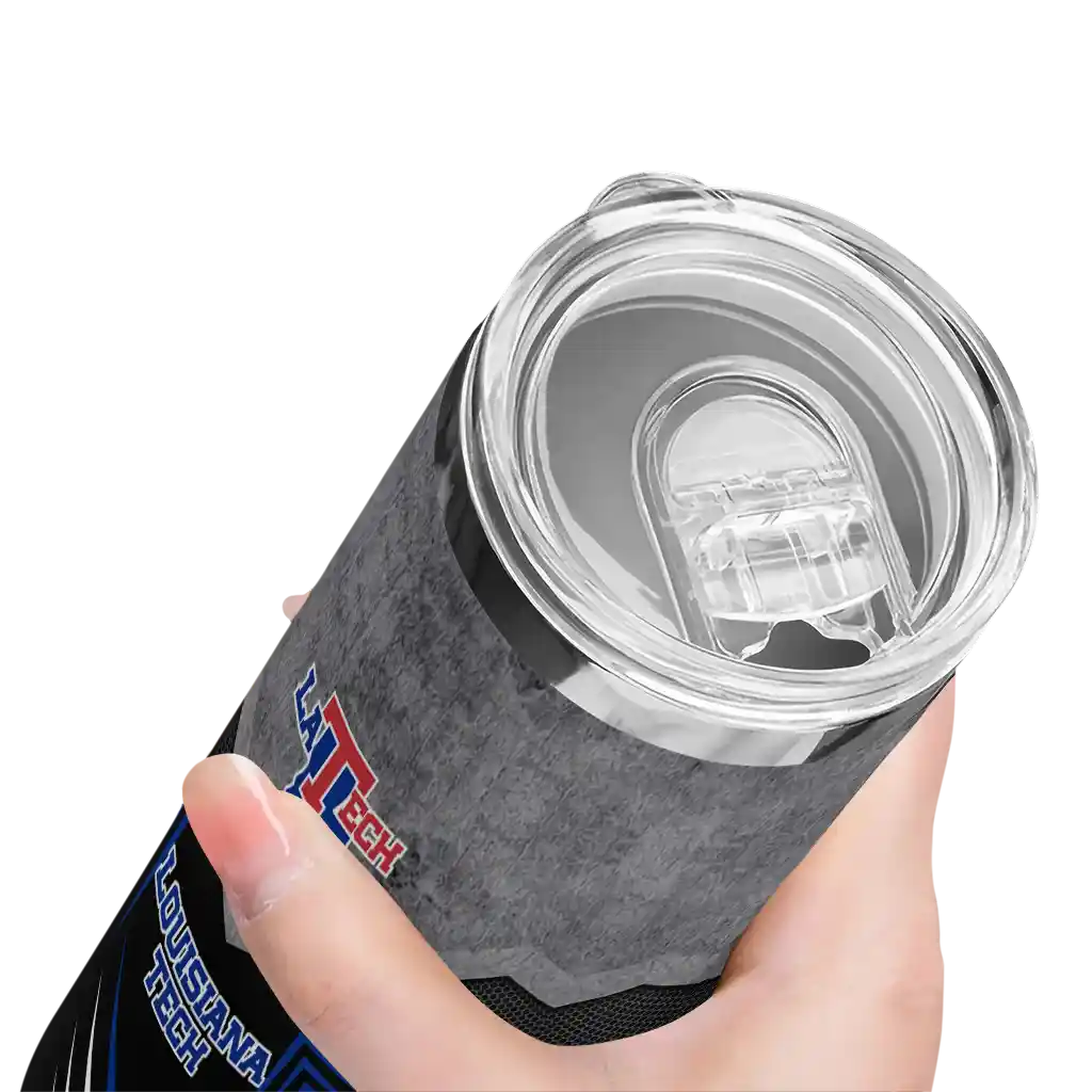 custom-la-tech-hexagon-honeycomb-blue-black-skinny-tumbler-high-quality.webp