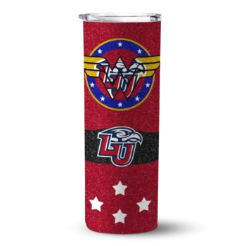 Custom Liberty Flames Star Cluster Red Skinny Tumbler