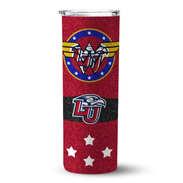 custom liberty flames star cluster red skinny tumbler best selling