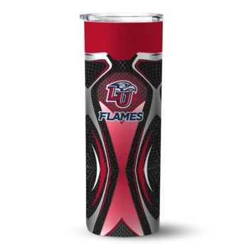 Custom Liberty Flames Superman Emblem Red Black Skinny Tumbler