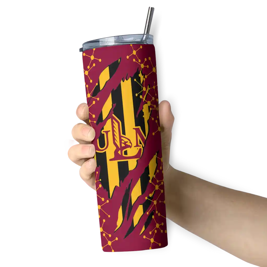 custom-louisiana-monroe-warhawks-star-pop-red-black-skinny-tumbler-premium-grade.webp