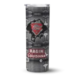 custom-louisiana-ragin-cajuns-chevron-v-red-gray-skinny-tumbler-best-selling.webp
