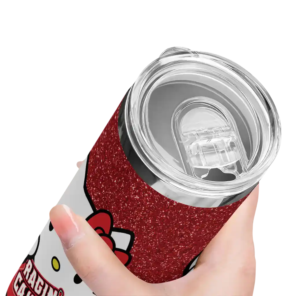 custom-louisiana-ragin-cajuns-hello-kitty-red-black-skinny-tumbler-high-quality.webp