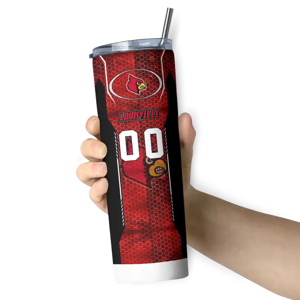 custom-louisville-cardinals-stacked-diamond-red-skinny-tumbler-premium-grade.webp
