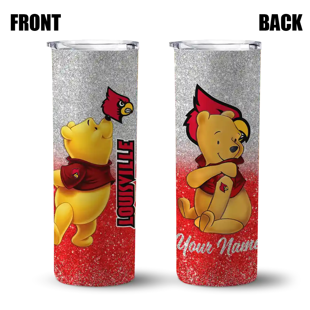 custom-louisville-cardinals-winnie-the-pooh-red-gray-skinny-tumbler-fashion-forward.webp