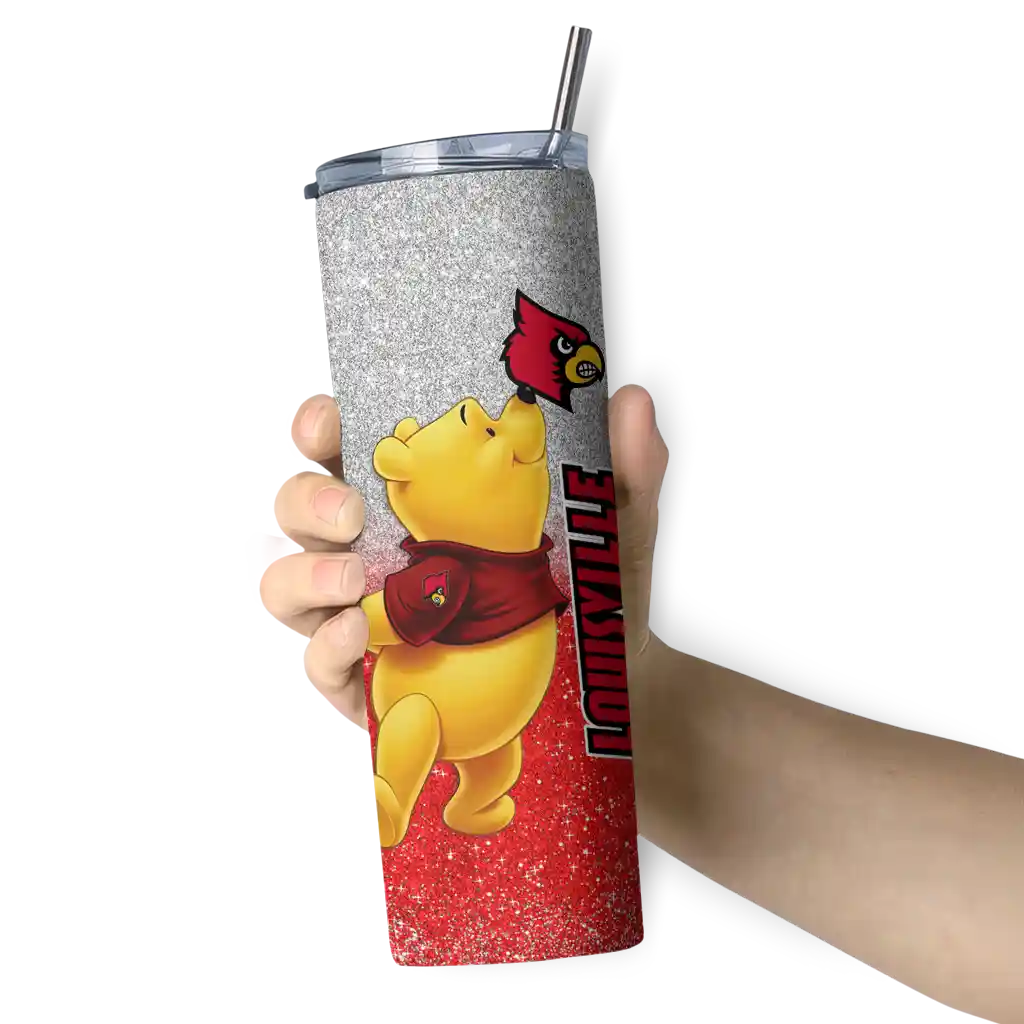 custom-louisville-cardinals-winnie-the-pooh-red-gray-skinny-tumbler-premium-grade.webp