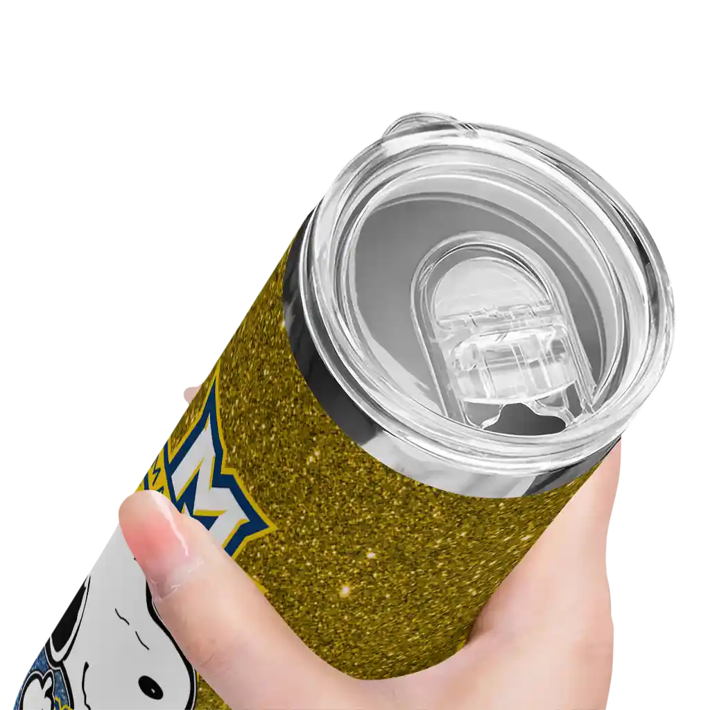 custom-marquette-golden-eagles-snoopy-attitude-blue-skinny-tumbler-high-quality.webp