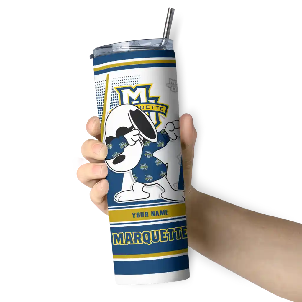 custom-marquette-golden-eagles-snoopy-dog-blue-white-skinny-tumbler-premium-grade.webp