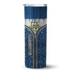 custom-marquette-golden-eagles-sparkle-drip-blue-skinny-tumbler-best-selling.webp