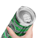 custom-marshall-thundering-herd-patterned-waves-green-skinny-tumbler-best-selling-1.webp
