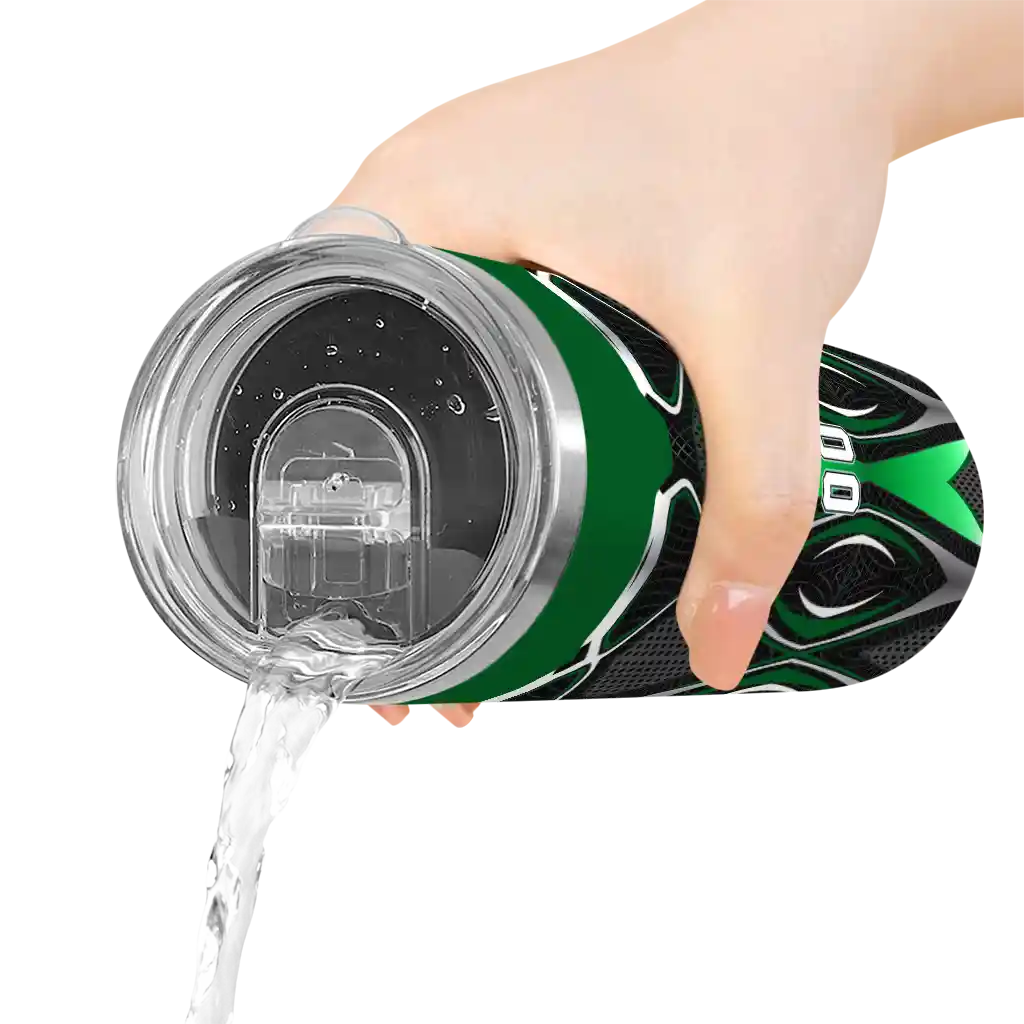 custom-marshall-thundering-herd-superman-emblem-green-black-skinny-tumbler-latest-model.webp