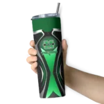 custom-marshall-thundering-herd-superman-emblem-green-black-skinny-tumbler-best-selling.webp