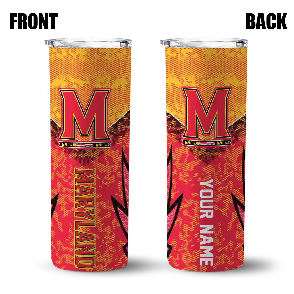 custom-maryland-terrapins-spiral-burst-print-red-skinny-tumbler-fashion-forward.webp