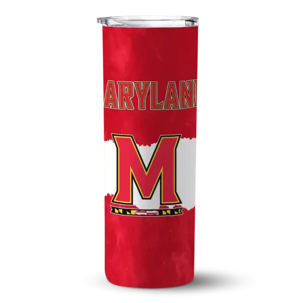 custom maryland terrapins torn band red white skinny tumbler best selling