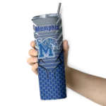 custom-memphis-tigers-chevron-stripes-blue-skinny-tumbler-best-selling.webp