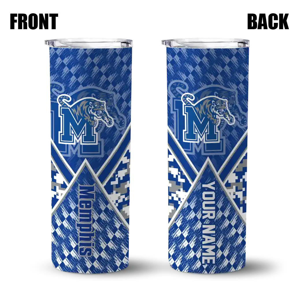 custom-memphis-tigers-monogram-burst-blue-white-skinny-tumbler-fashion-forward-1.webp