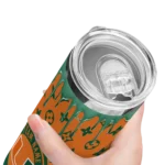 custom-miami-hurricanes-camo-streak-orange-skinny-tumbler-best-selling.webp