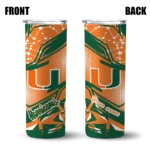 custom-miami-hurricanes-helmet-clash-orange-skinny-tumbler-best-selling.webp