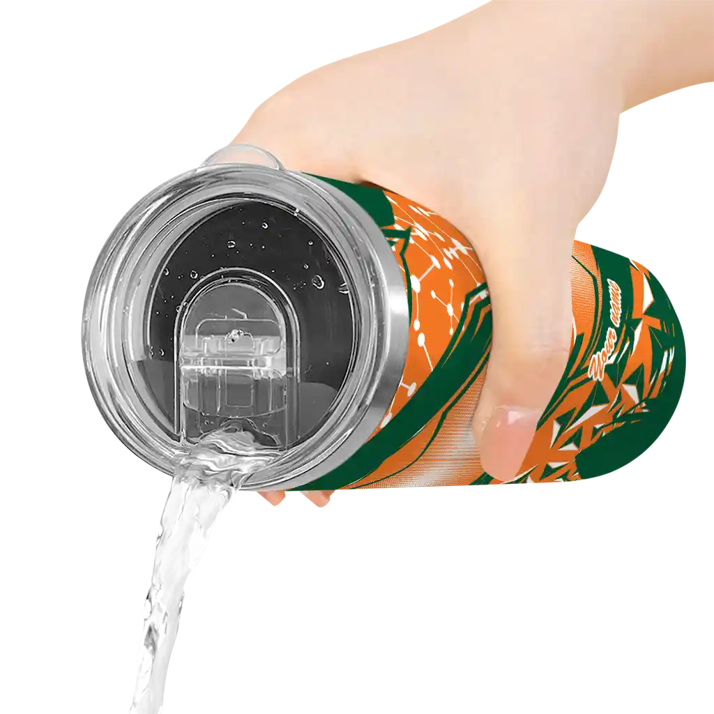 custom-miami-hurricanes-helmet-clash-orange-skinny-tumbler-latest-model-1.webp