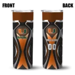 custom-miami-hurricanes-superman-emblem-orange-black-skinny-tumbler-best-selling.webp