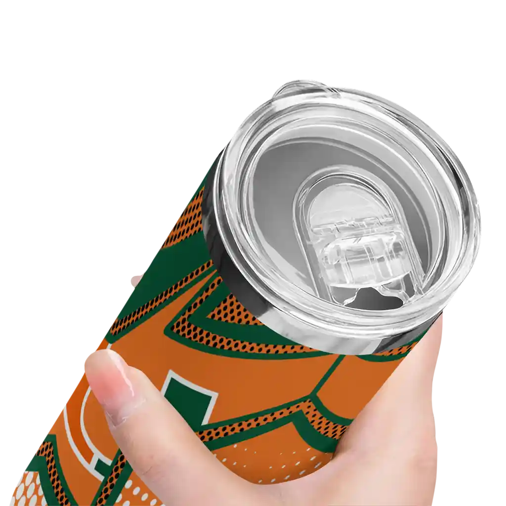 custom-miami-hurricanes-web-stripes-orange-white-skinny-tumbler-high-quality.webp