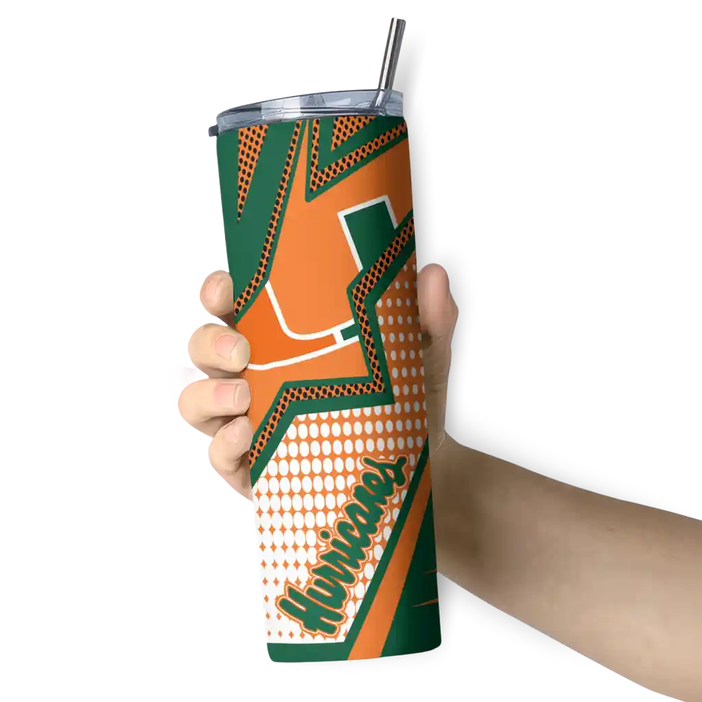 custom-miami-hurricanes-web-stripes-orange-white-skinny-tumbler-premium-grade.webp