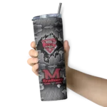 custom-miami-redhawks-chevron-v-red-gray-skinny-tumbler-best-selling.webp