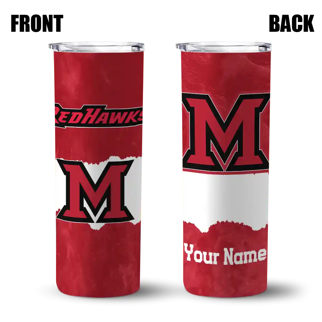 custom-miami-redhawks-torn-band-red-white-skinny-tumbler-fashion-forward.webp