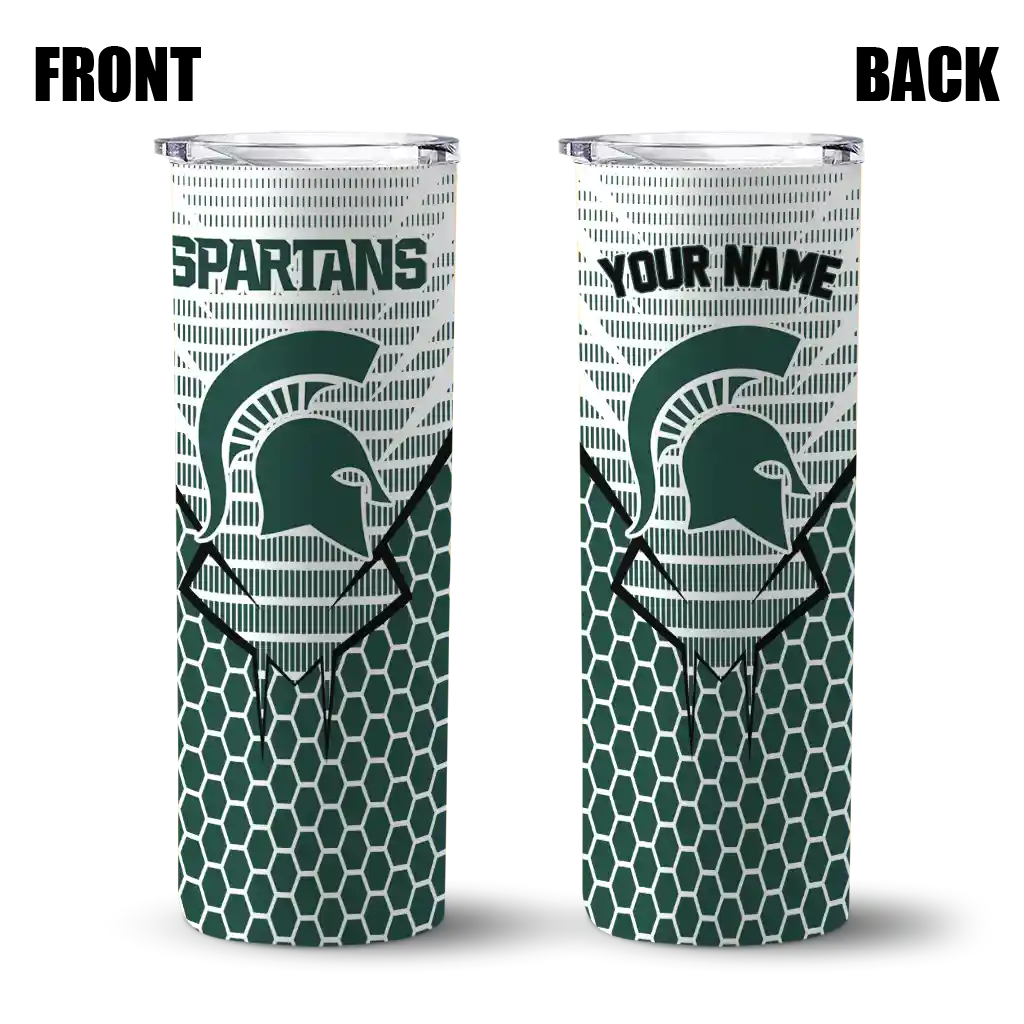 custom-michigan-state-spartans-chevron-stripes-green-skinny-tumbler-fashion-forward.webp