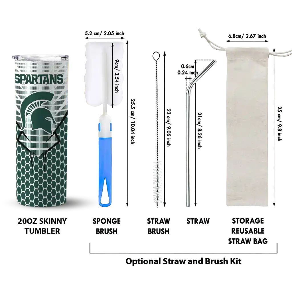 custom-michigan-state-spartans-chevron-stripes-green-skinny-tumbler-new-arrival.webp