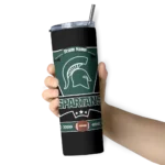 custom-michigan-state-spartans-helmet-belt-green-black-skinny-tumbler-best-selling.webp