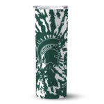 custom-michigan-state-spartans-metallic-grid-green-skinny-tumbler-best-selling.webp
