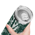custom-michigan-state-spartans-metallic-grid-green-skinny-tumbler-best-selling.webp