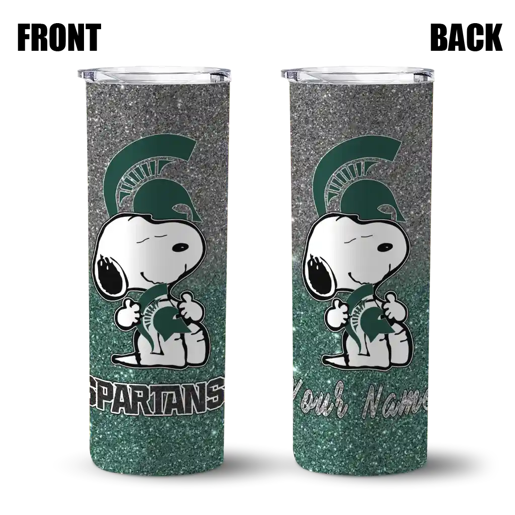 custom-michigan-state-spartans-snoopy-attitude-green-skinny-tumbler-fashion-forward.webp