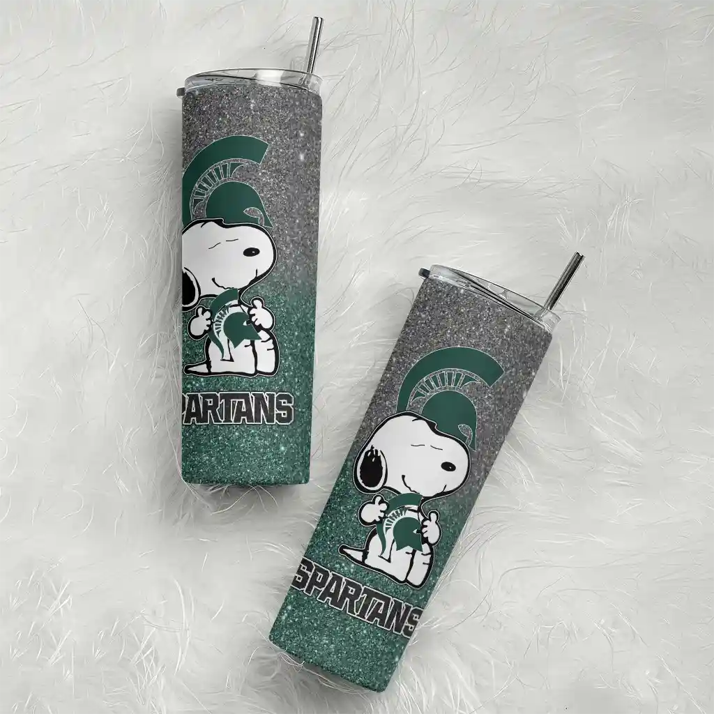 custom-michigan-state-spartans-snoopy-attitude-green-skinny-tumbler-top-rated.webp