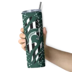 custom-michigan-state-spartans-star-pop-green-black-skinny-tumbler-best-selling.webp