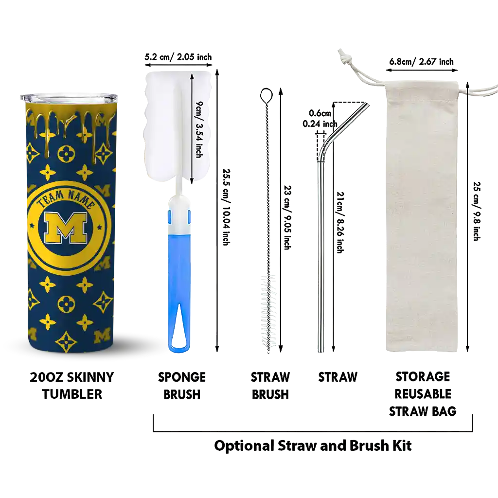 custom-michigan-wolverines-camo-streak-blue-skinny-tumbler-new-arrival.webp