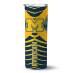 custom-michigan-wolverines-camo-texture-blue-skinny-tumbler-best-selling.webp