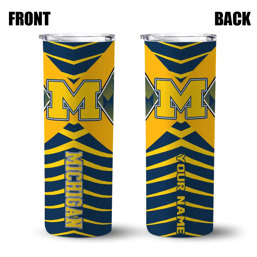 custom-michigan-wolverines-camo-texture-blue-skinny-tumbler-fashion-forward-1.webp