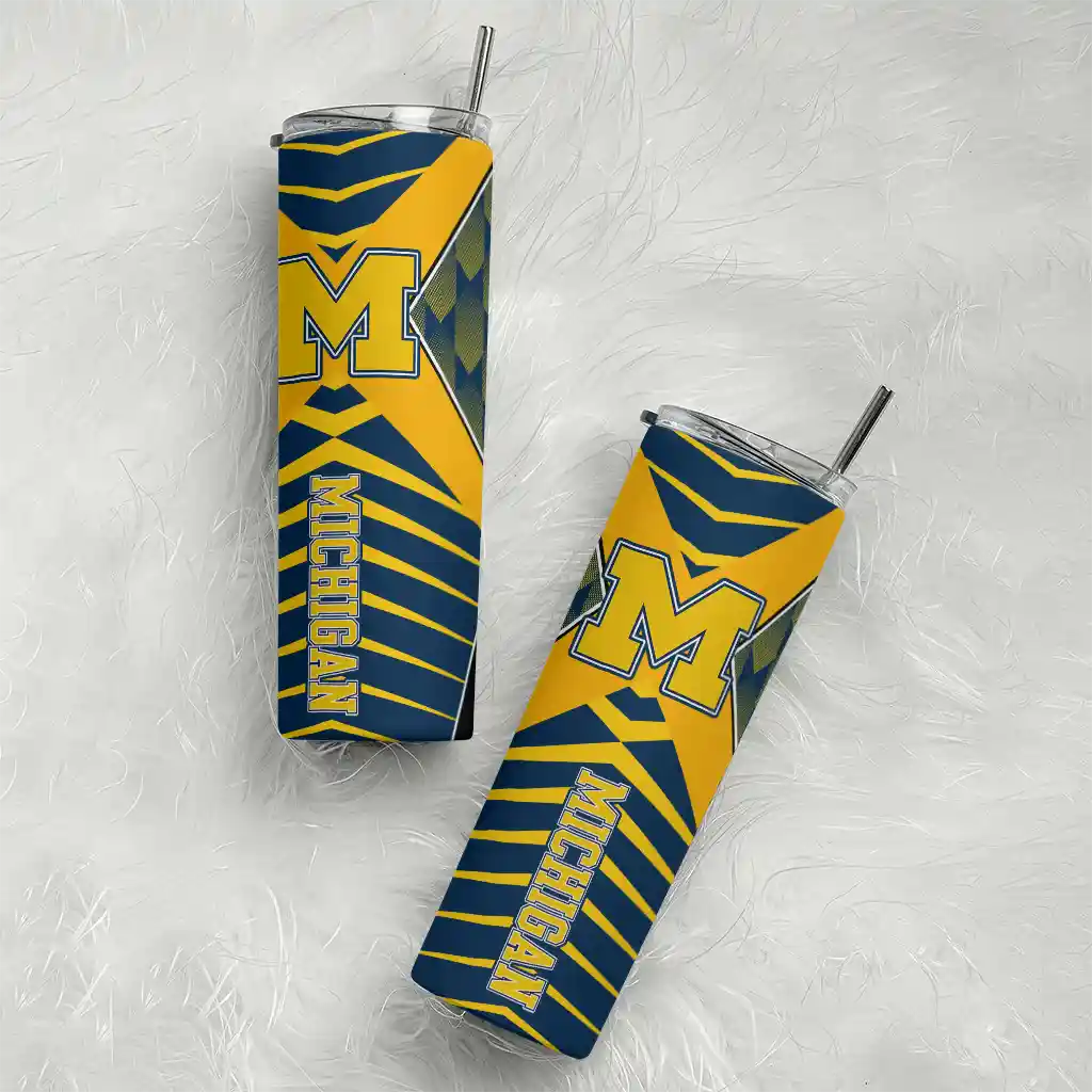 custom-michigan-wolverines-camo-texture-blue-skinny-tumbler-top-rated-1.webp