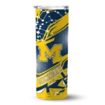 custom-michigan-wolverines-helmet-clash-blue-skinny-tumbler-best-selling.webp
