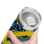 custom-michigan-wolverines-helmet-clash-blue-skinny-tumbler-best-selling.webp