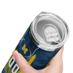 custom-michigan-wolverines-stacked-diamond-blue-skinny-tumbler-best-selling.webp