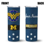 custom-michigan-wolverines-star-cluster-blue-skinny-tumbler-best-selling.webp