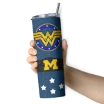 custom-michigan-wolverines-star-cluster-blue-skinny-tumbler-best-selling.webp