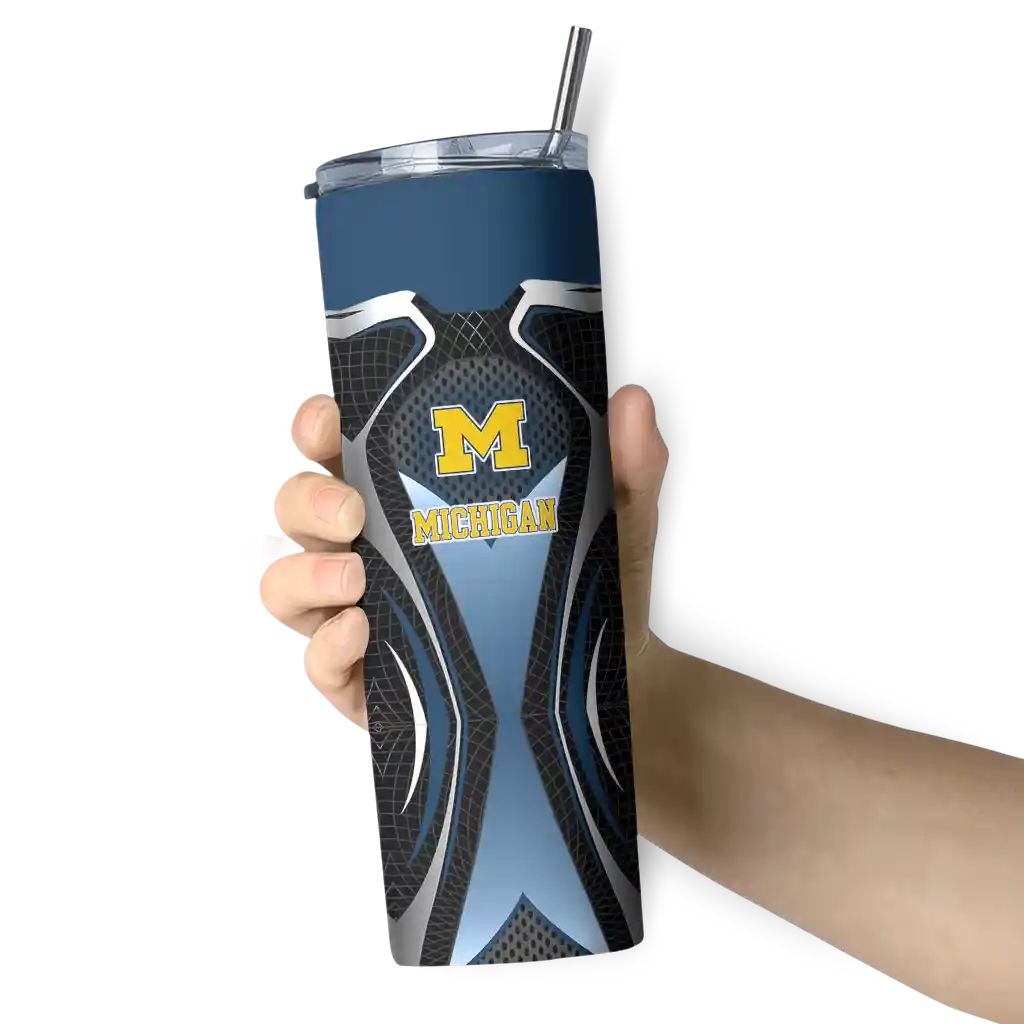 custom-michigan-wolverines-superman-emblem-blue-black-skinny-tumbler-premium-grade-1.webp