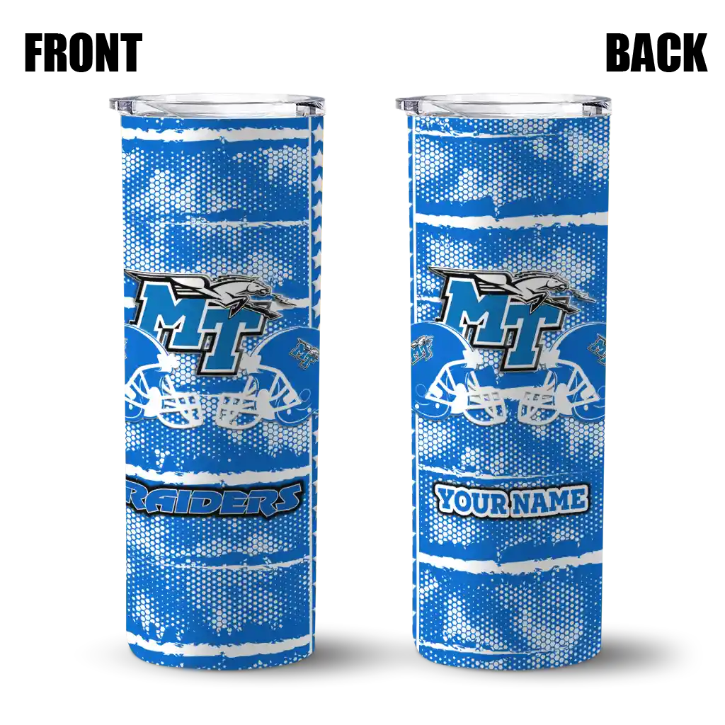 custom-middle-tennessee-blue-raiders-chevron-patch-blue-skinny-tumbler-fashion-forward-1.webp